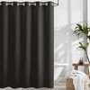 River Dream Extra-Long Waffle Weave Shower Curtain with Snap-in Liner,Cotton