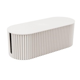 Zerodis Caja Organizadora de Cables, Soporte de Cable de Cubierta Eléctrica con Tapa Organizador de Escritorio de Oficina en Casa para Ocultar Cables