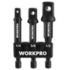 WORKPRO Impact Grade Socket Adapter Set of 3, Extension Bit,