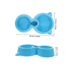 BESPORTBLE Automatic Pet Water Dispenser with Dual Bowls Portable Dog Bowl Water Bottle Safe Material Self System for Cats and Dogs Feeding for Busy Pet Owners