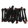 20pcs Dual End Flat Eyebrow Brush Angled Eyeshadow Applicator Soft