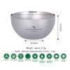 Boundless Voyage Ti1590B Titanium Cup Mini Cup Double Layer Boar