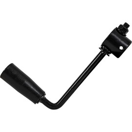 Buyers Products 3008176A 7 Inch Tarp Crank Handle Assembly, Handle Assembly DTR Tarp Kits, Dump Trailer Tarp Accessories, Black