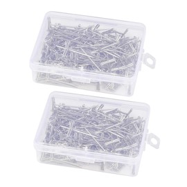 Mikinona 400pcs Wig Type Pins Durable Needles for Wig Making Safe Fixing Tool for Hairdressing Easy to Use Present for Hair Styling Enthusiasts