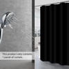 1pc Waterproof Shower Curtain Partition Bathroom Mildew Proof Bath Curtains