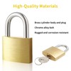 Cieex Pack of 4 Padlocks, 30 mm Small Lock with