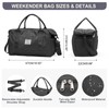 Weekender Bags for Women, Travel Duffle Bag with Laptop Pocket,