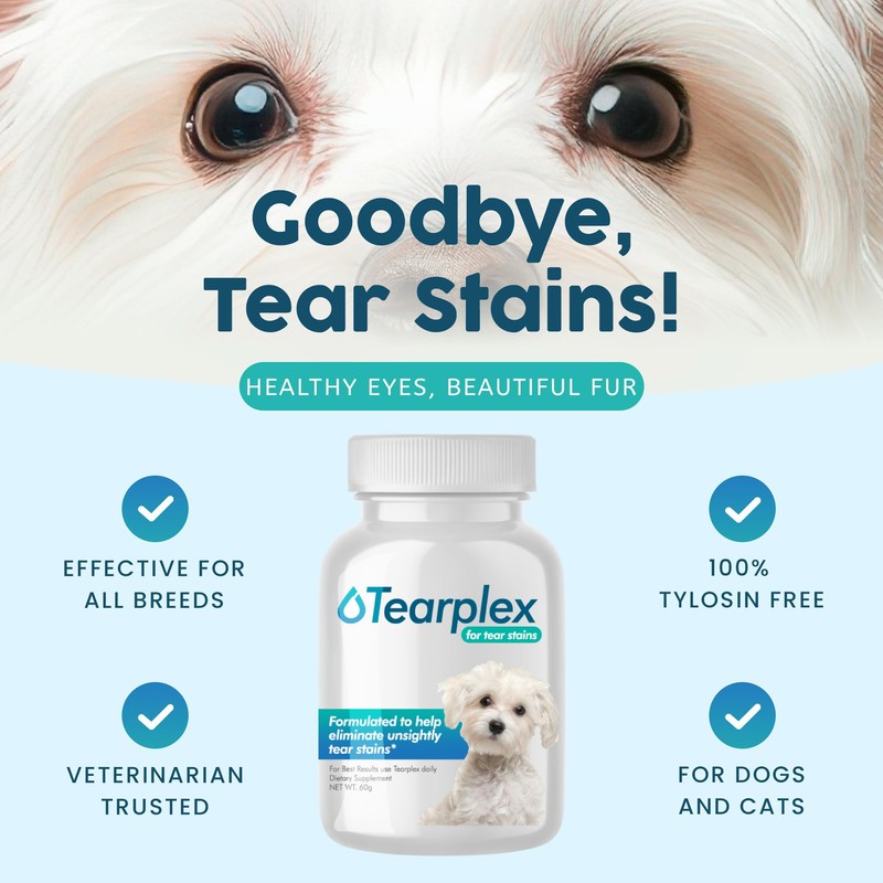Tear Stain Remover for Dogs and Cats | Beef Flavored
