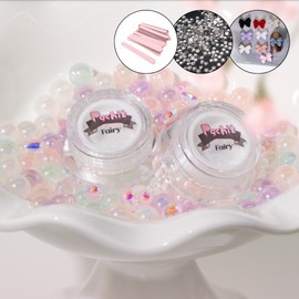 Pochit Fairy Holographic Nail Powder + 30 Parts / 포칫 페어리 홀로그램 네일파우더+파츠 30개