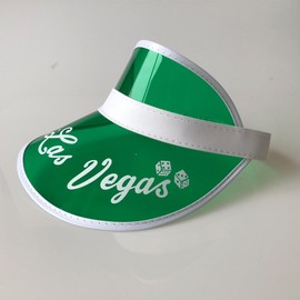 Yuanhe Casino Poker Dealer Visor - 5PCS Green Las Vegas Costume Hat,Casino Theme Party Decorations, One Size Fits Most,Expandable Headband for Las Vegas Game Nights