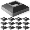 Wocepu 12 pcs 2"x2" Aluminum Deck Post Base Cover, for