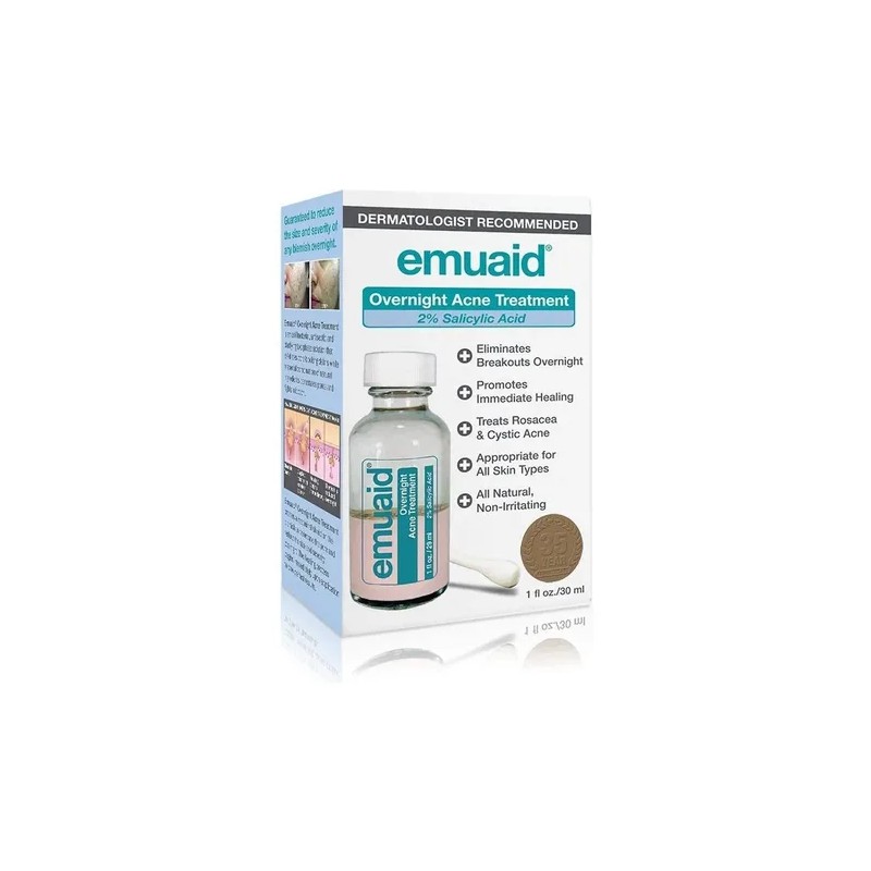 Emuaid Tratamiento Del Acné Durante La Noche 1 Fl Oz.