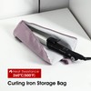 SHIMOYAMA Hair Iron Pouch, Heat Resistant Travel Bag for Curling