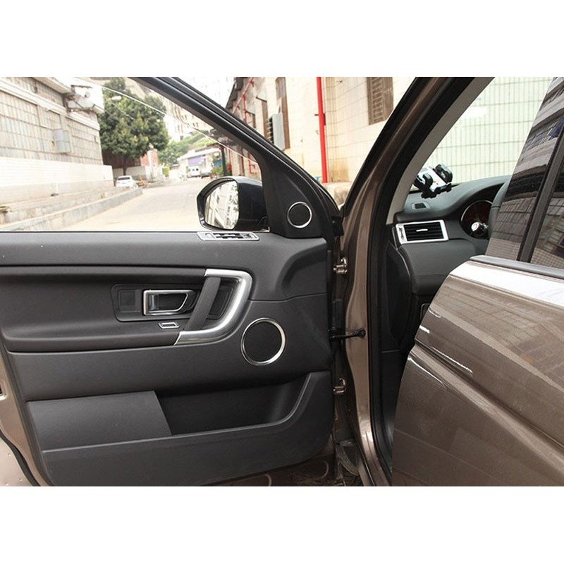 For Discovery Sport 2015-2018 ABS Car Door Speaker Ring Trim