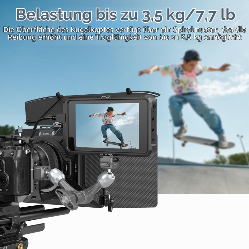 SMALLRIG HawkLock H21 7 Inch Rosette Magic Arm Quick Release