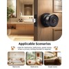 Probrico Oil Rubbed Bronze Door Knob Without Key Privacy Door
