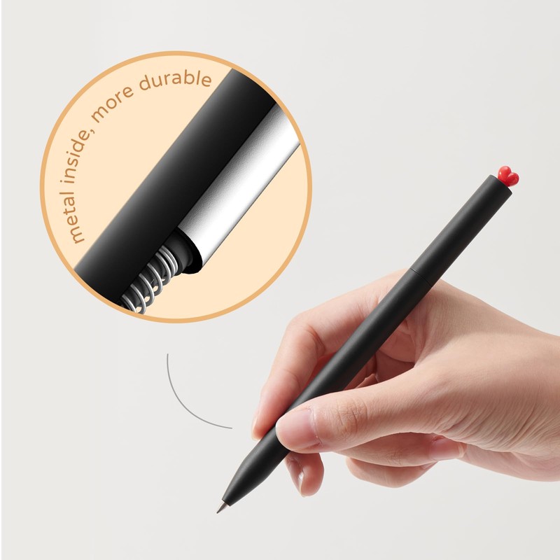 Kaco FIRST Gel Pens, Pack of 2 Pieces Cute Stationery