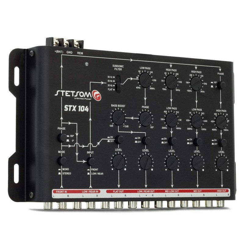 Stetsom STX 104 PRO - Crossover, 5 Way Channels, Digital