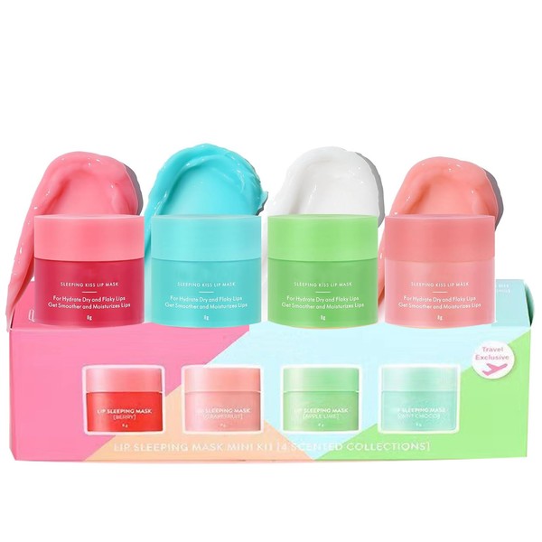 Lip Sleeping Mask - Lip Balm Set - Fruit Lip
