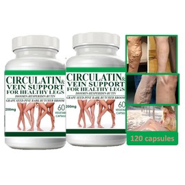 CIRCULATIN Legs Pastillas Naturales Tratamiento Para Circulacion De Sangre En Piernas 120