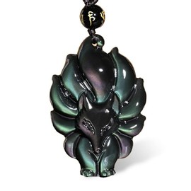 AiO JAPAN Necklace, Nine-tailed Fox, Ver2, Collar, Cord, Accessory, Amulet, Evil Protection Beads, Style, Stylish Item, Good Luck Remover, Christmas Gift, Petite Gift, Christmas Present, Present,