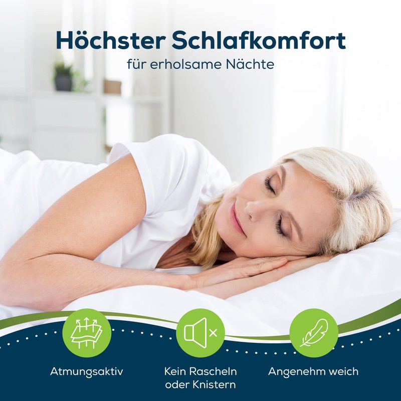 Sensalou Waterproof Mattress Protector 160 x 200 cm - Incontinence