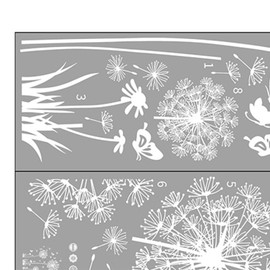 White Wall Decoration Art Stickers Butterflies Flying Self Sticky for Furniture Tiles, Mirrors Accessory