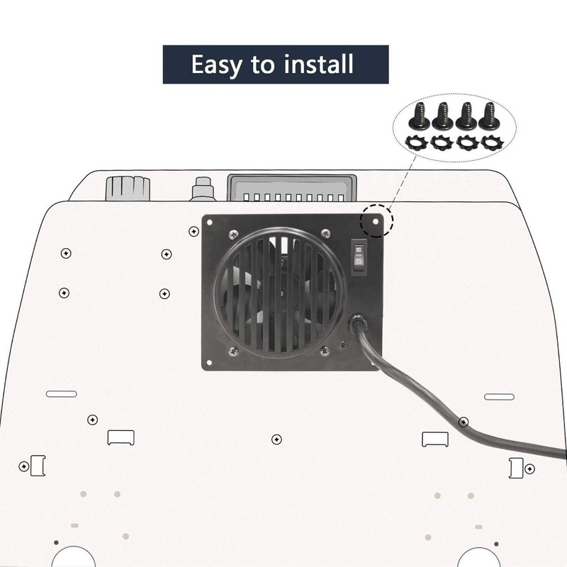 Criditpid WHF100 Vent-Free Wall Heaters Fan Blower for Mr. Heater,