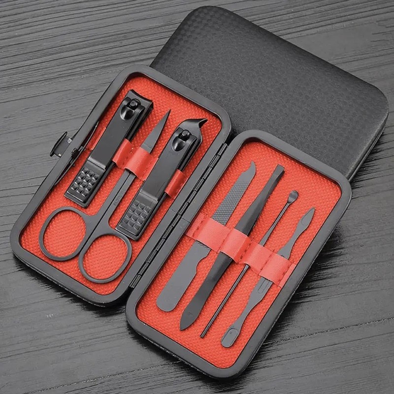 Manicure Set Nail Clippers Pedicure Kit -7 Pieces Stainless Steel