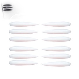 Coehaopike 12pcs Car Universal Clear Flow Aerodynamic Anti-Scratch Wind Noise Reduction Guard Door Edge Rear Bumper Scratchproof Exterior Cushion Protector Protection Door Side Corner Guards (White)