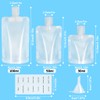 15 Pcs Travel Size Toiletries Bag,Portable Travel Fluid Makeup Packing