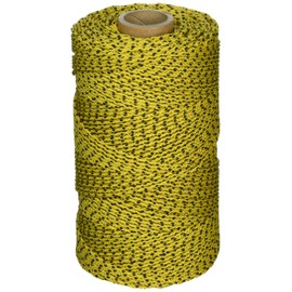 Kraft Tool RO685 Super Tough Bonded Braided Nylon Line Yellow & Black - 685'