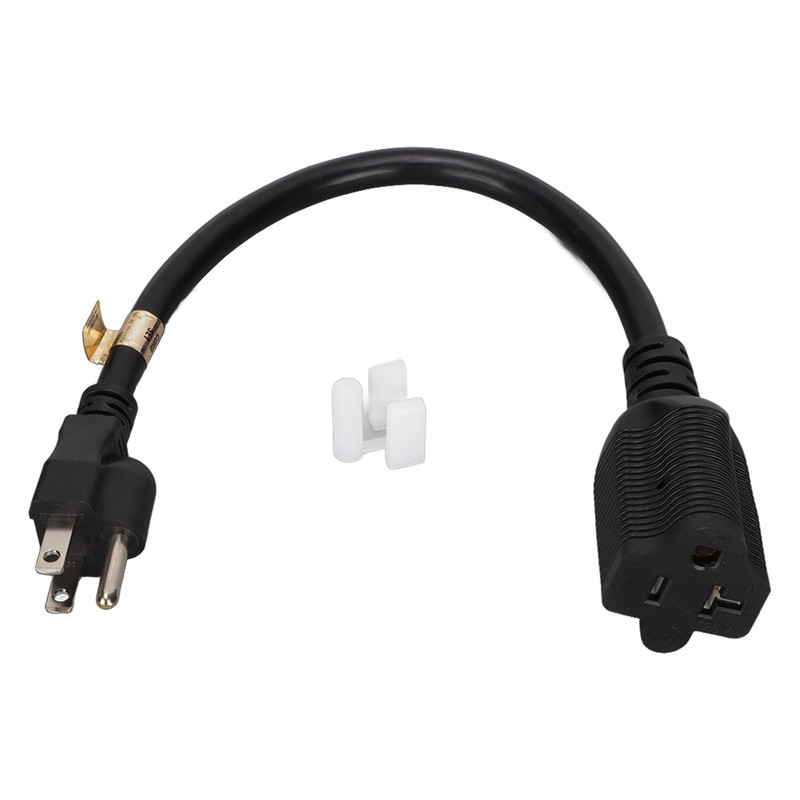 Nema 5‑15P to 5‑20R Adapter 14AWG Heavy Duty 15 Amp