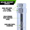 DPAccessories 6-Spline Tool Socket Adapter for Small Spline Lug Nuts