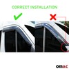 OMAC Front Side Door Window Smoke Air Rain Ventvisor Wind