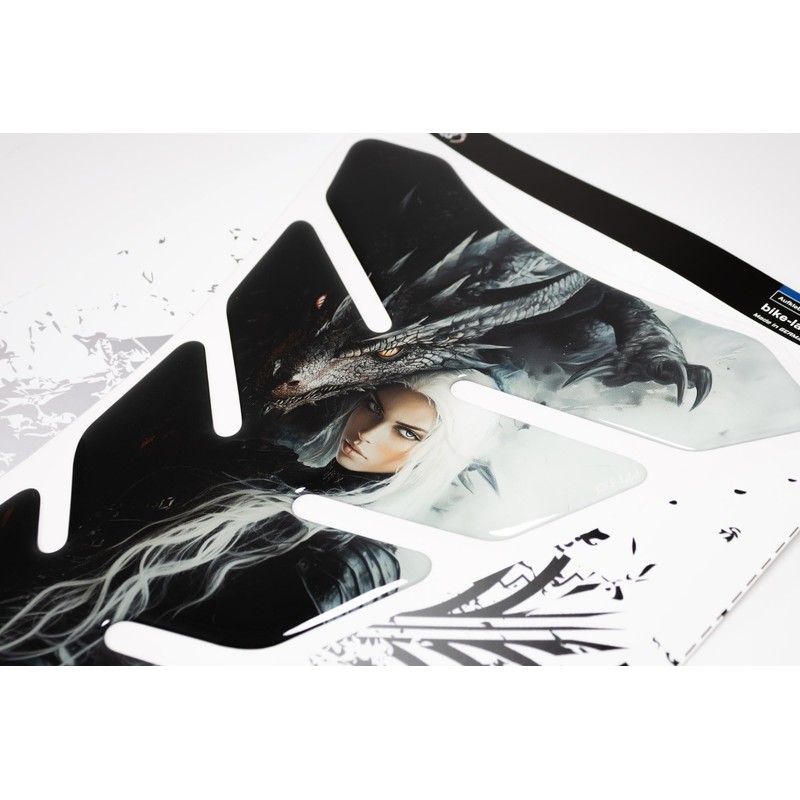 Tankpad Motorcycle Dragon Queen Fantasy Dragon Mystical Epic Art 3D