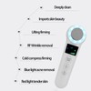 Hot Cold Face Massager Handheld Facial Vibration Massager Red Blue