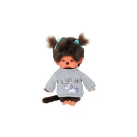 Bandai - Monchhichi Sweatshirt Tendance, CPDO151, multicolored, assorted colors