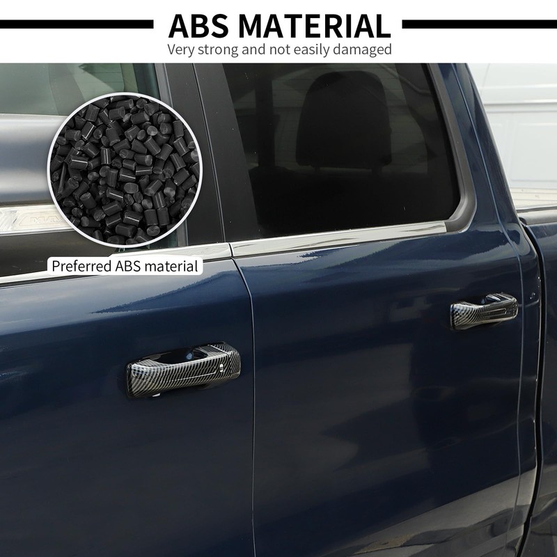 JWWY Door Handle Cover Trim for Dodge Ram 1500 2500