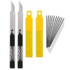 Gebildet 2pcs 9mm Utility Knife with 20pcs Replaceable Blades -Auto