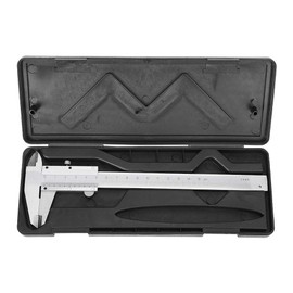 Micrometer Vernier Caliper, High Accuracy Carbon Steel Metal Vernier Caliper Micrometer Gauge 0-150 mm, Digital Caliper 6 Inch Measuring Tool Stainless Steel Vernier Caliper