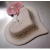 world traveler Valentine Portuguese Pottery Ceramic Heart Shaped Dish Bee
