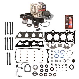 Mizumo Auto MA-4216976030 Head Gasket Set Timing Belt Kit Water Pump Compatible With/For 01-05 Honda Civic D17A1