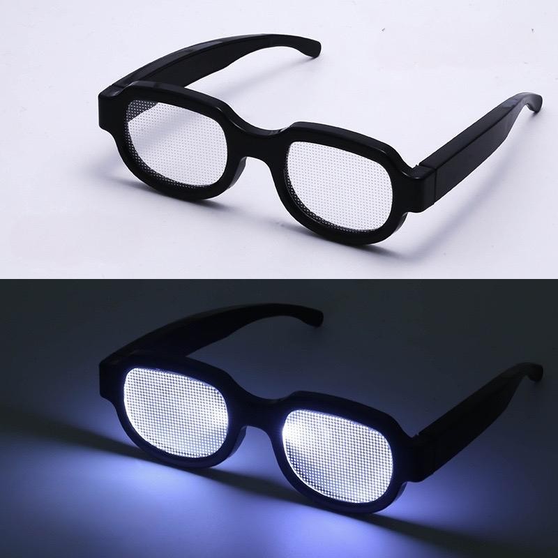 LED Luminous Glasses - Glasses: Red Light