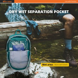 SKYSPER 20L Foldable Backpack Ultralight Daypack Waterproof Daypack Travel Backpack Hiking Backpack for Hiking Travel City Trips