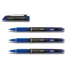 Pilot V-Ball Griff 10 Set mit 3 Stück blau