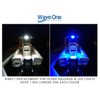 Wave One Marine Dual Color LED Boat Spreader Light Deck
