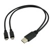 UCEC Dual Micro USB Splitter Charge Cable Power up to