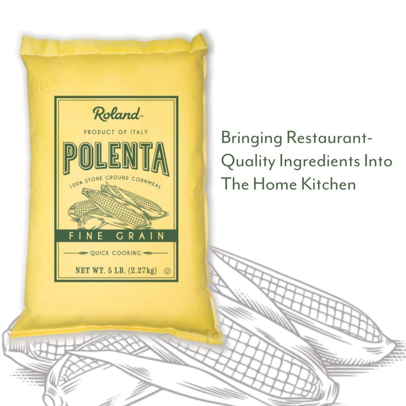 Roland Foods Fine Grain Yellow Polenta From Italy, Specialty Imported