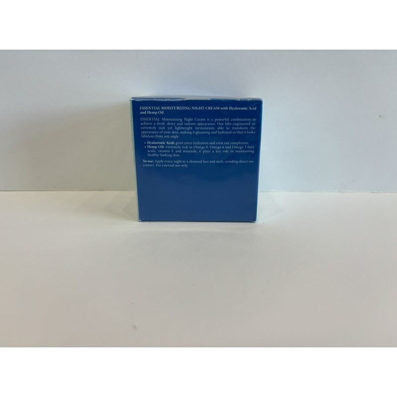 ESSENTIAL BY BEAUTY SPA HYALURONIC ACID WITH HEMP MOISTURIZING NIGHT